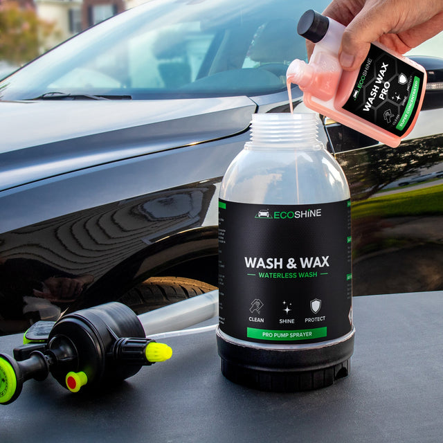 Waterless car wash sprayer, front view